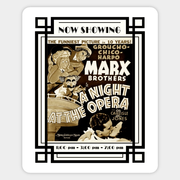 Marx Brothers Sticker by Vandalay Industries